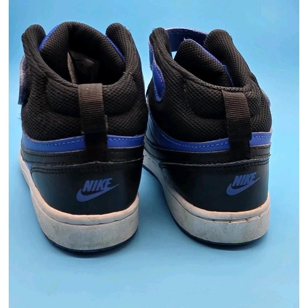 Nike Court Borough Mid 2 PSV Kids 2Y Royal Blue Black Good Basketball Shoes